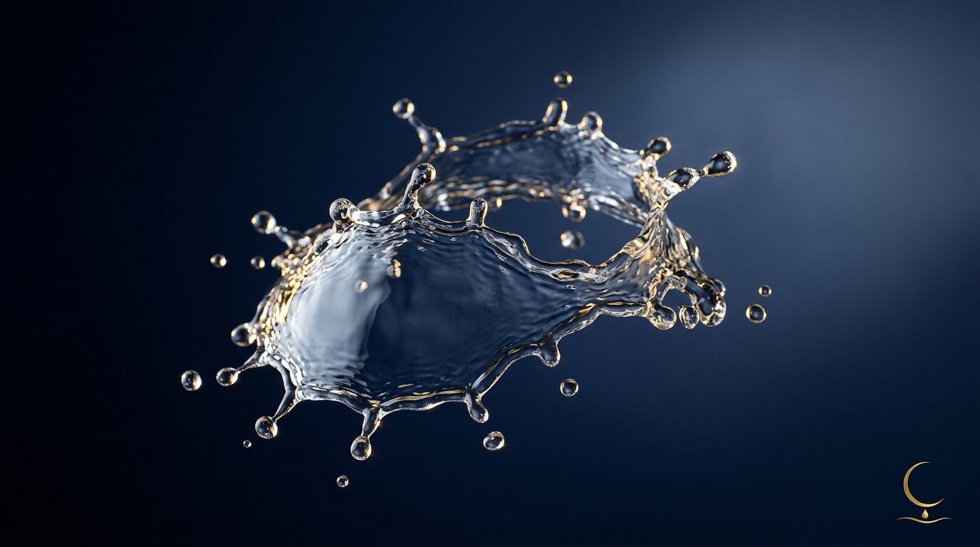 Pure water splash